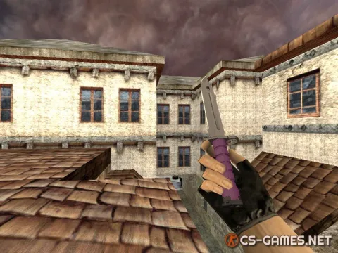 Модель ножа «Bayonet | Ultraviolet v2» для CS 1.6