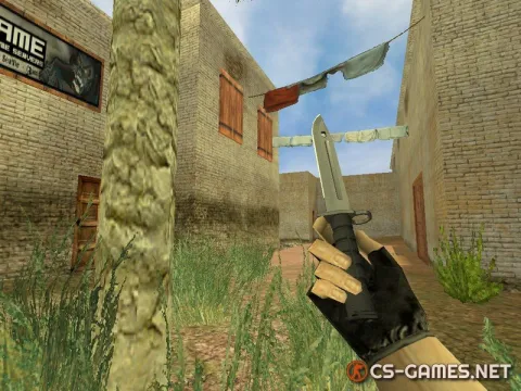 Модель ножа HD «Bayonet | Night» для CS 1.6