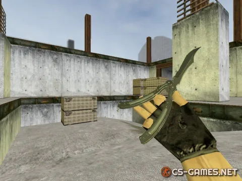 Модель ножа HD «Butterfly Knife | Night» для CS 1.6