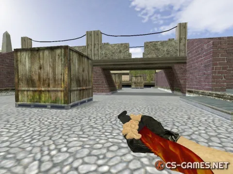 Модель ножа HD «Bowie Knife | Blaze» для CS 1.6