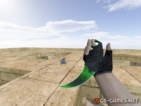Модель ножа HD «Karambit | Gamma Doppler» для CS 1.6
