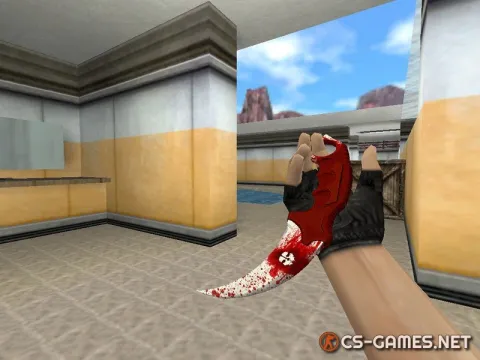 Модель ножа HD «Karambit | Blood Edge» для CS 1.6