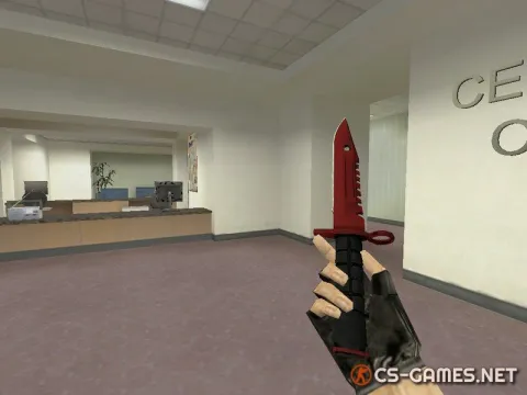 Модель ножа HD «M9 Bayonet | Crimson Web» для CS 1.6