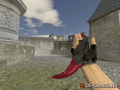 Модель ножа HD «Karambit | Gamma Doppler: Ruby» для CS 1.6