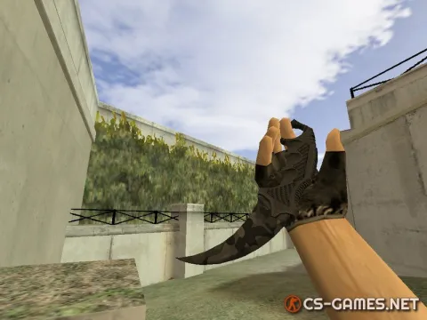 Модель ножа HD «Karambit | Black Camo» для CS 1.6