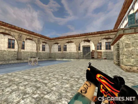 Модель MP5 «Fire Style» для CS 1.6
