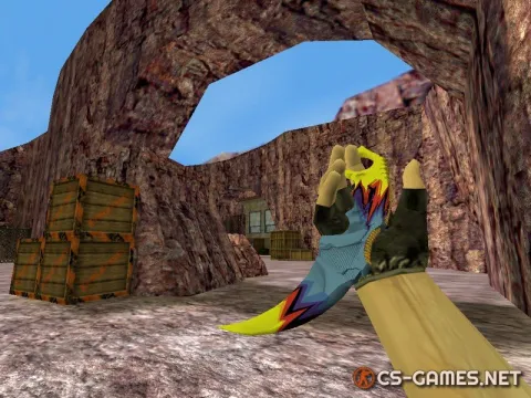 Модель ножа HD «Karambit | Discontinuity» для CS 1.6