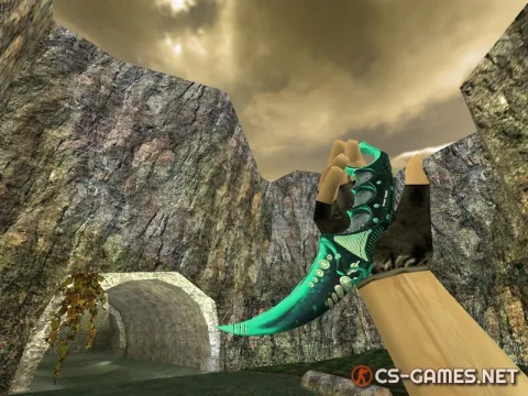 Модель ножа HD «Karambit | Dreamer Blue» для CS 1.6