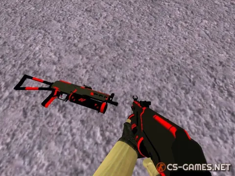 Модель UMP45 «Bizon Азимов» для CS 1.6