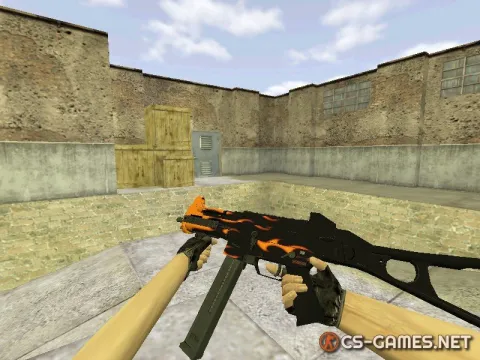 Модель HD UMP-45 «Blaze» для CS 1.6