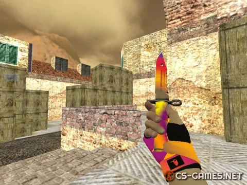 Модель ножа HD «M9 Bayonet | Fade» для CS 1.6
