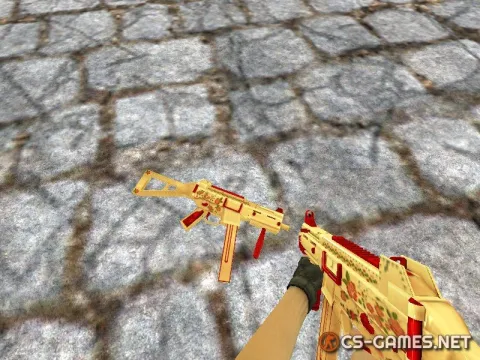 Модель UMP45 «Rose» для CS 1.6