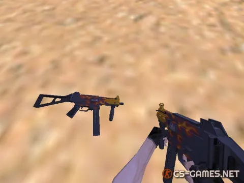 Модель UMP-45 «Blaze» для CS 1.6
