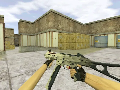 Модель HD UMP-45 «White Fang» для CS 1.6