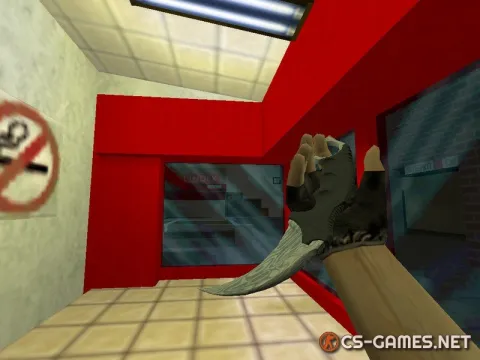 Модель ножа HD «Karambit | Damasсus Steel» для CS 1.6