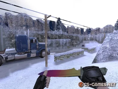 Модель ножа стандартная «Fade» для CS 1.6