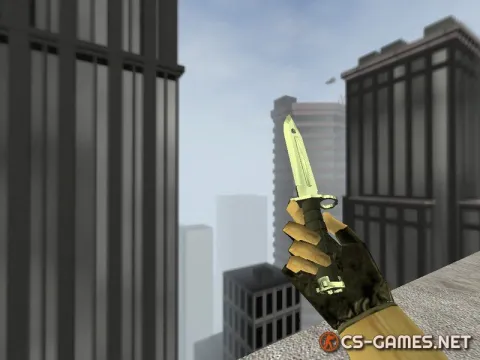 Модель ножа HD «Bayonet | Silver Chrome» для CS 1.6