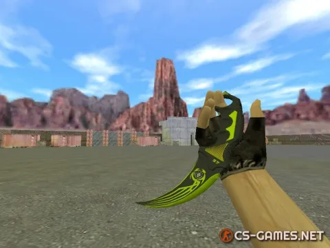Модель ножа HD «Karambit | Machine» для CS 1.6