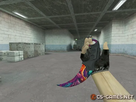 Модель ножа HD «Karambit | Hyper Beast» для CS 1.6