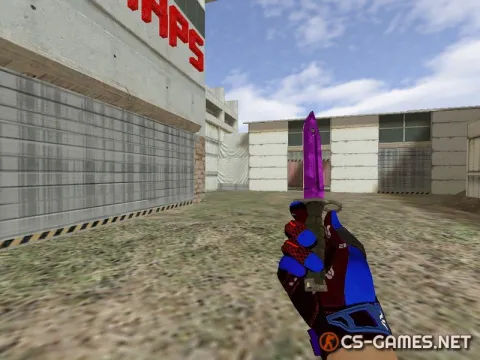Модель ножа HD «Bayonet | Doppler Sapphire» для CS 1.6