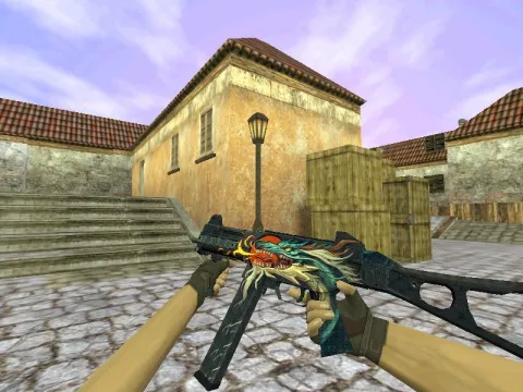 Модель HD UMP-45 «Dragonfire» для CS 1.6
