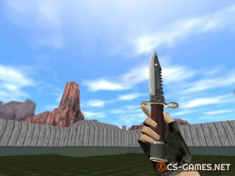 Модель ножа HD «M9 Bayonet | Cage N» для CS 1.6