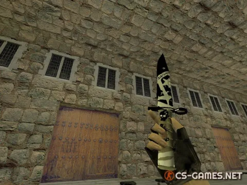 Модель ножа HD «M9 Bayonet | Wasteland Rebel» для CS 1.6