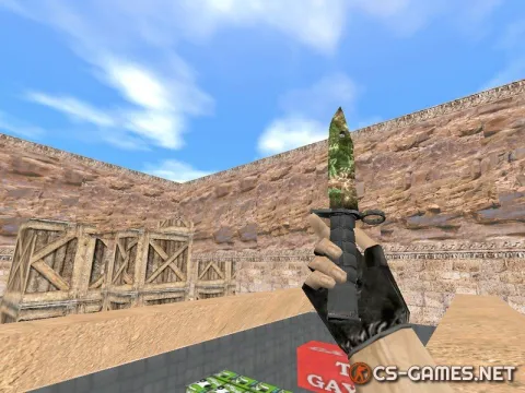 Модель ножа HD «M9 Bayonet | Fury of Apollo» для CS 1.6
