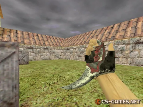 Модель ножа HD «Karambit | ABSTR» для CS 1.6
