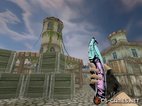 Модель ножа HD «Gut Knife | Slice» для CS 1.6