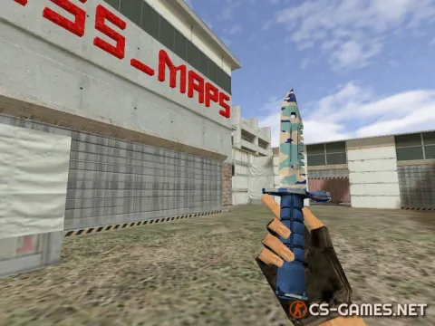 Модель ножа HD «M9 Bayonet | Bright Water» для CS 1.6