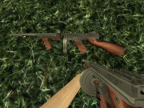 Модель P90 «Tommy Gun» для CS 1.6