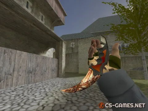 Модель ножа HD «Karambit | Autumn Explosion» для CS 1.6