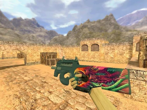 Модель HD P90 «Hyper Beast» для CS 1.6