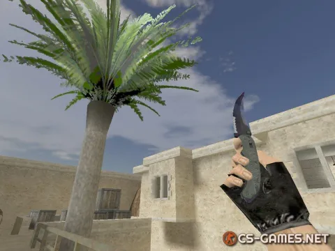 Модель ножа HD «Flip Knife | Black Pearl» для CS 1.6