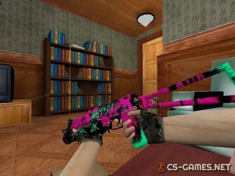 Модель HD PP-19 Bizon «Neon Revolution» для CS 1.6