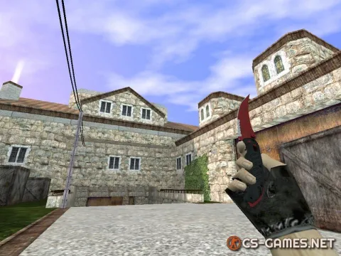 Модель ножа HD «Flip Knife | Crimson Web» для CS 1.6