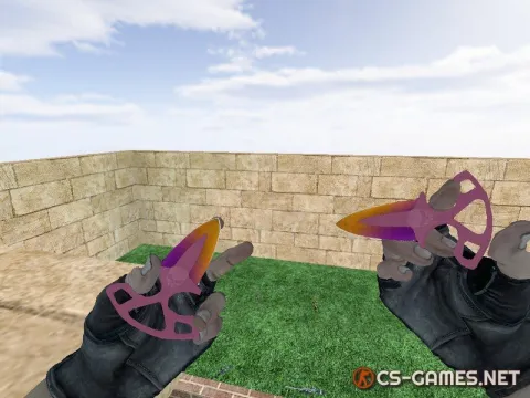 Модель ножа HD «Shadow Daggers | Fade Remake» для CS 1.6