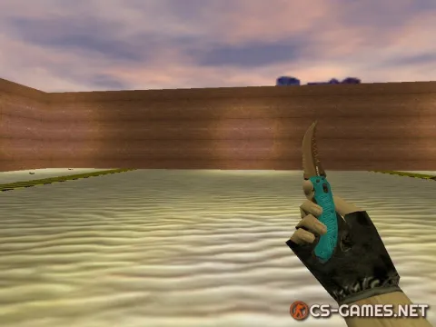 Модель ножа HD «Flip Knife | Royal Blue» для CS 1.6