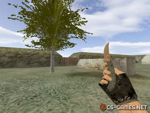 Модель ножа HD «Flip Knife | Rust and Dirt» для CS 1.6