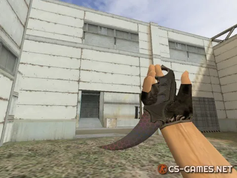 Модель ножа HD «Karambit | Electric Hive» для CS 1.6