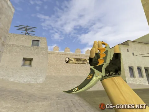 Модель ножа HD «Karambit | Asiimov Reworked» для CS 1.6