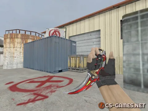 Модель ножа HD «Karambit | Cyberium» для CS 1.6
