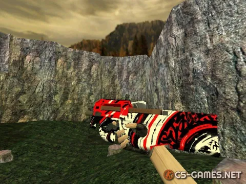 Модель HD P90 «Calligraphy» для CS 1.6