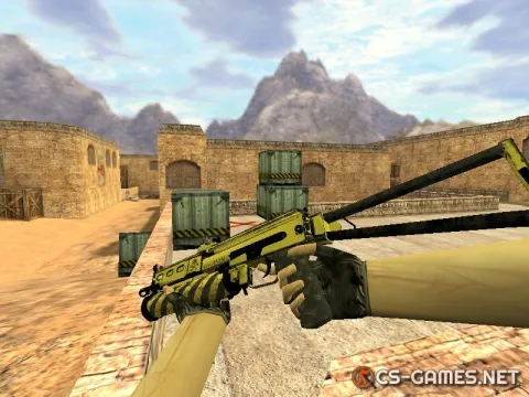 Модель HD PP-19 Bizon «Death Warning» для CS 1.6