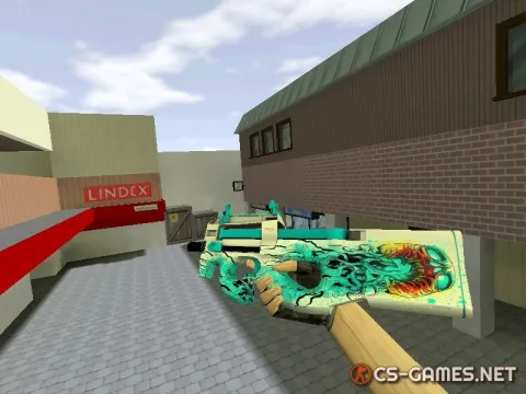 Модель HD P90 «Vladem Skull» для CS 1.6