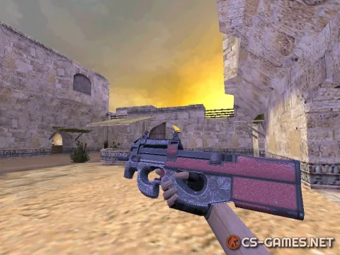 Модель HD P90 «Bark Beetle Red» для CS 1.6