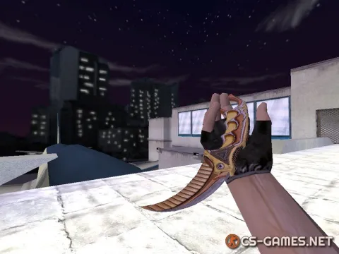Модель ножа HD «Karambit | Warmech» для CS 1.6