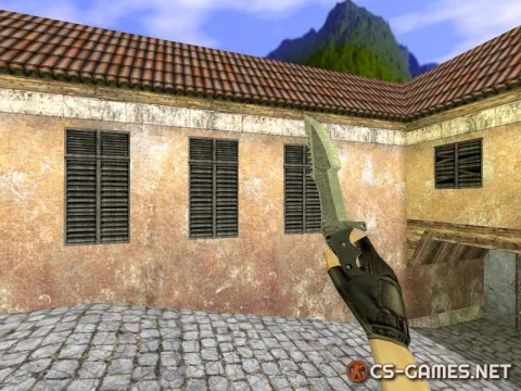 Модель ножа HD «Huntsman | Damascus Steel» для CS 1.6