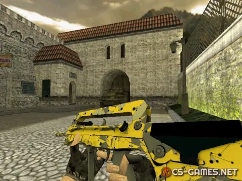 Модель HD Famas «Neural Net» с анимацией осмотра для CS 1.6
